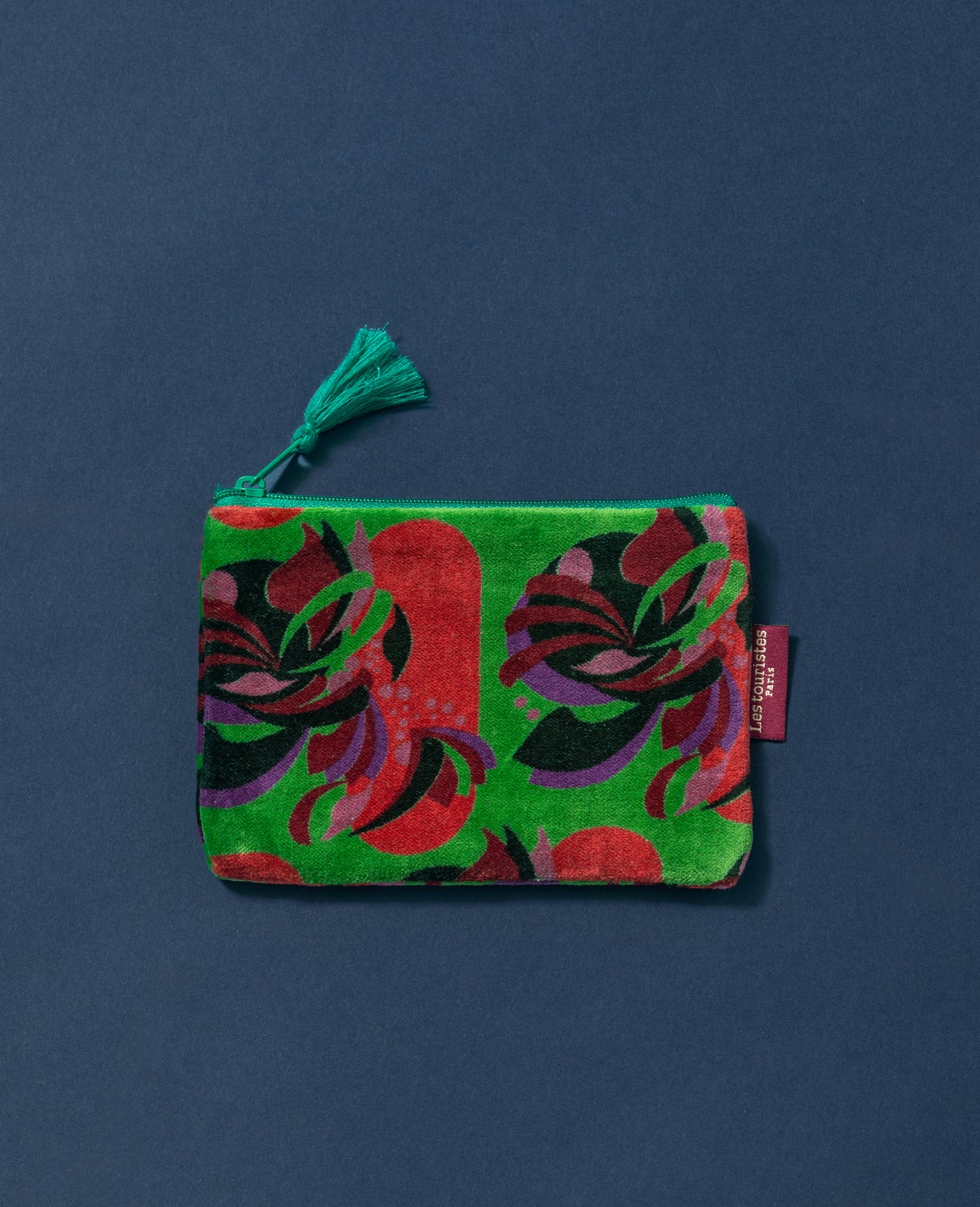 Cosmetic Bag Small - Green Roses