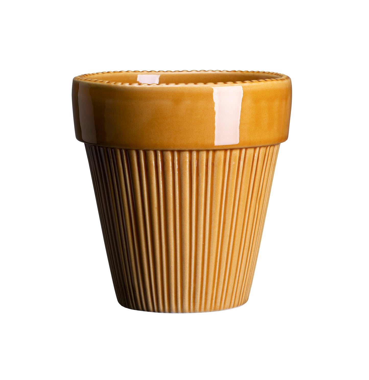 Bergs Potter - Simona Terracotta Pot and Saucer 12cm