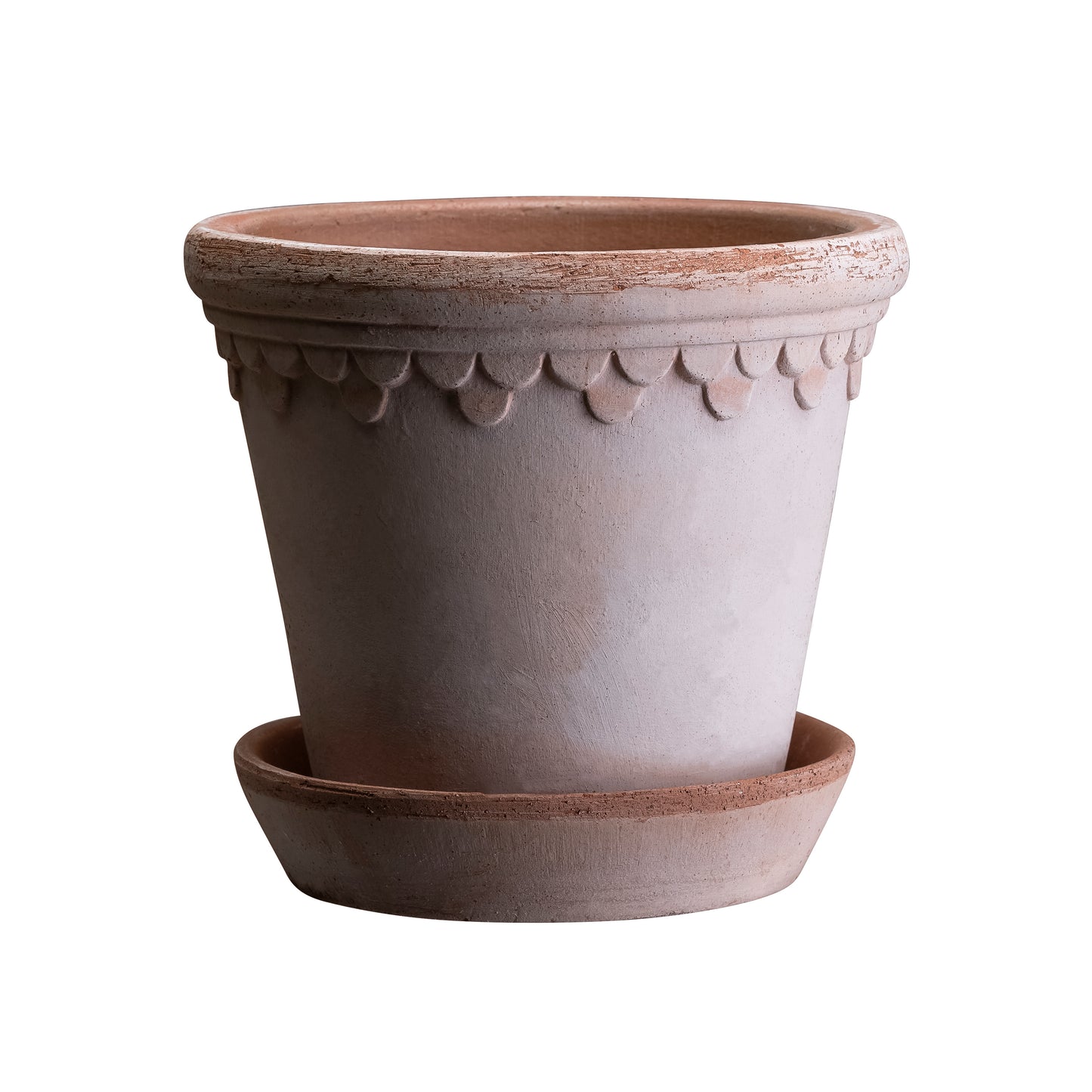 Bergs Potter - Copenhagen Terracotta Pot and Saucer 14cm