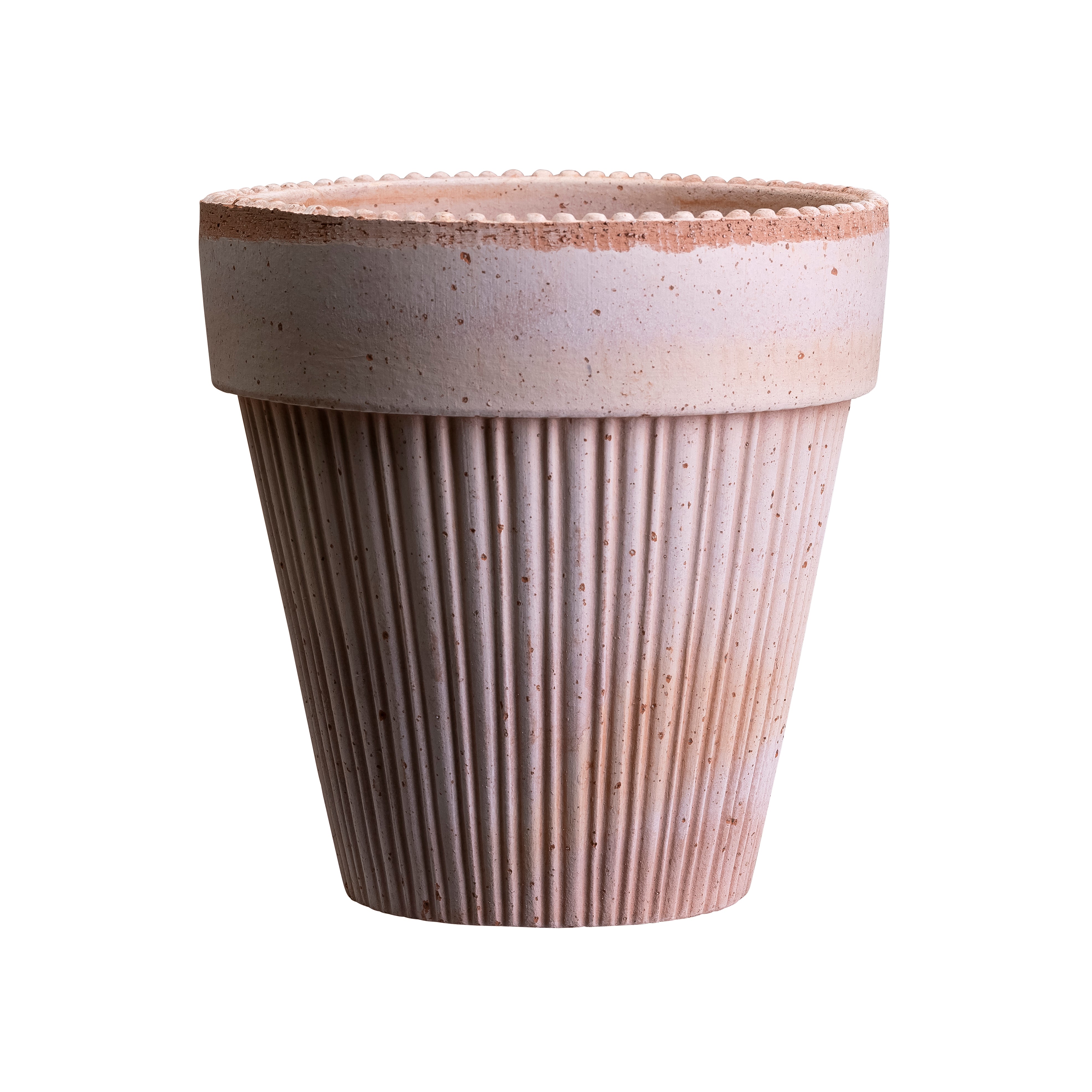Bergs Potter - Simona Terracotta Pot and Saucer 14cm