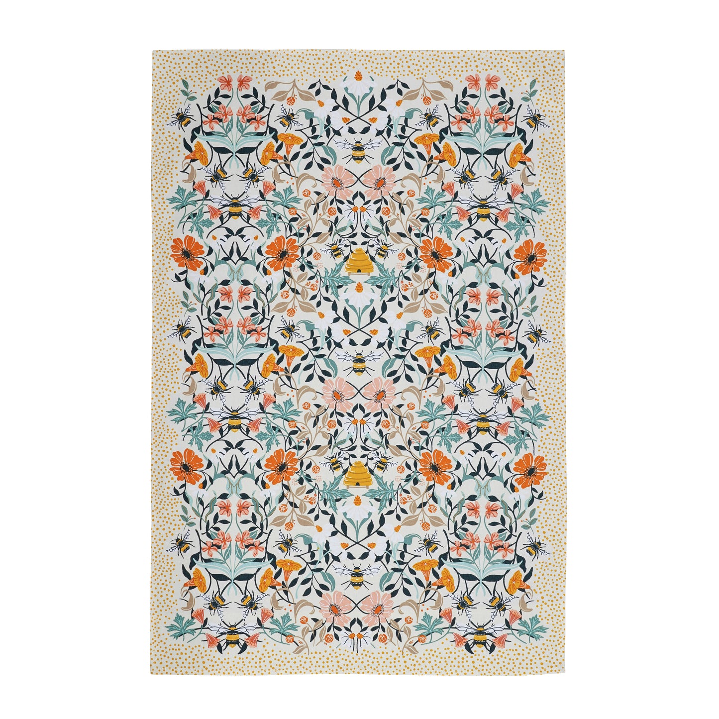 Cotton Tea Towel - Bee Bloom