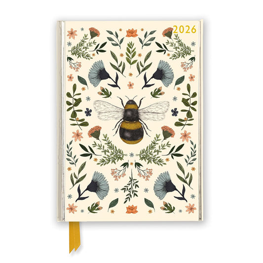 Jade Mosinski: Botanical Bee 2026 Luxury Diary - Page to View with Notes