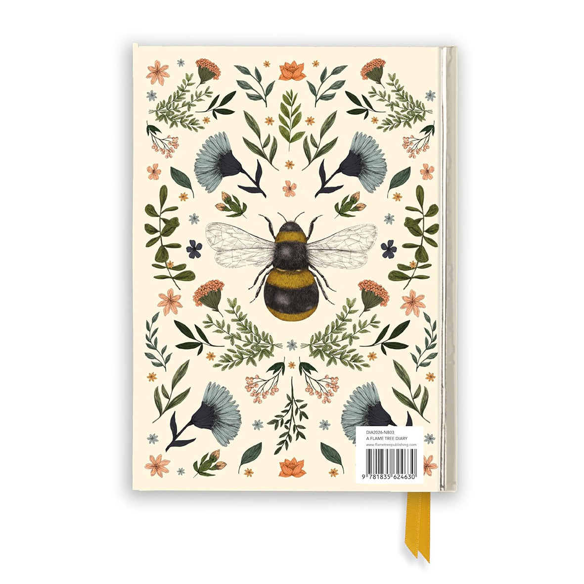 Jade Mosinski: Botanical Bee 2026 Luxury Diary - Page to View with Notes