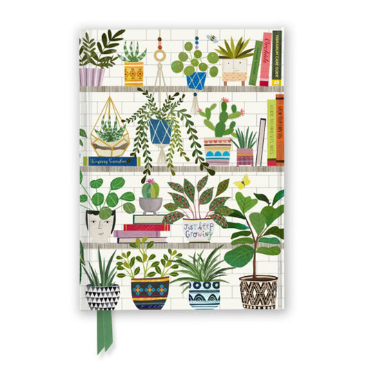 Hardback Foiled Journal - Books & Plants