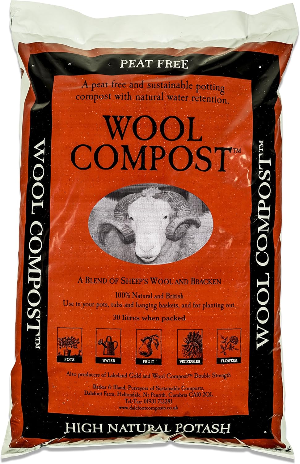 Wool Compost for Potting