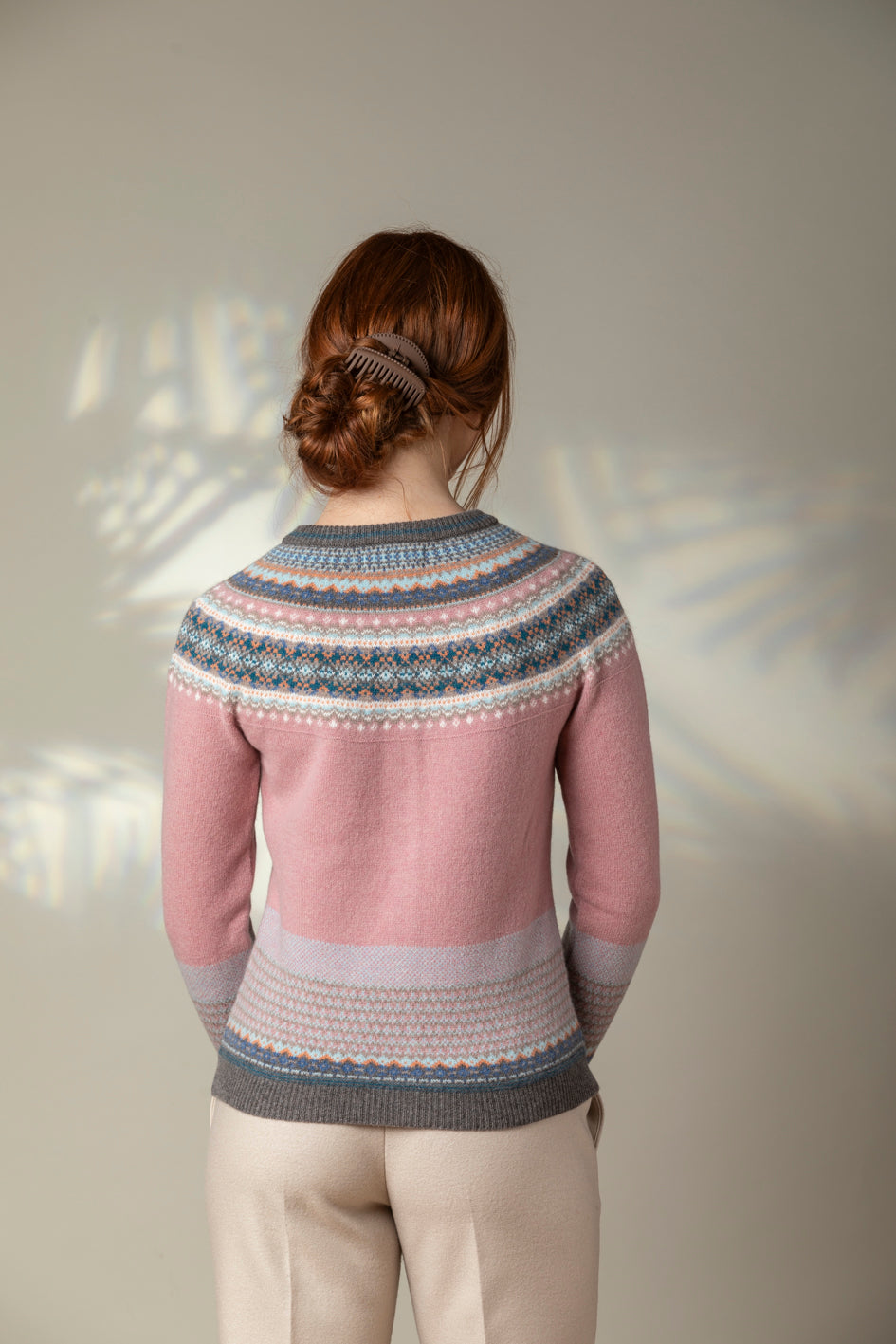 ERIBÉ Alpine Cardigan - Vintage Pink