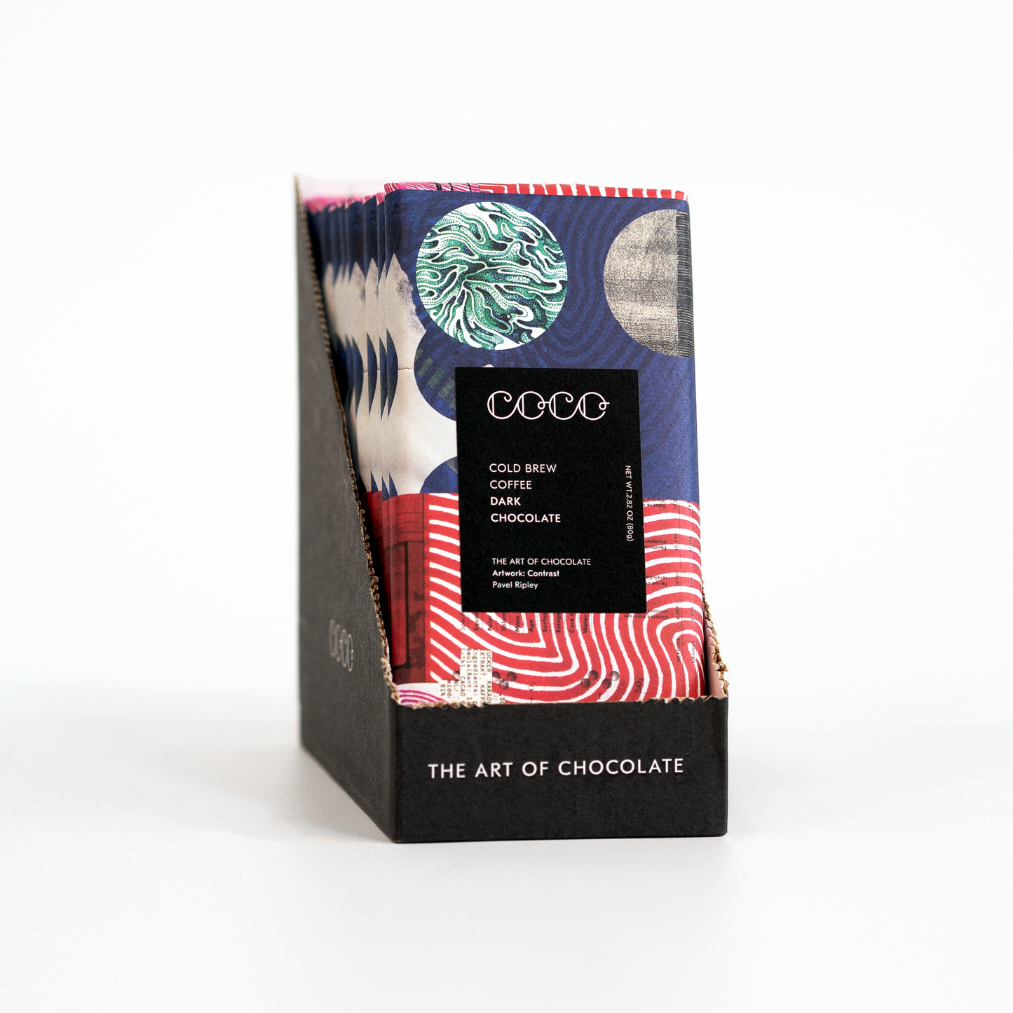 Coco Chocolatier Cold Brew Coffee Dark Chocolate Bar