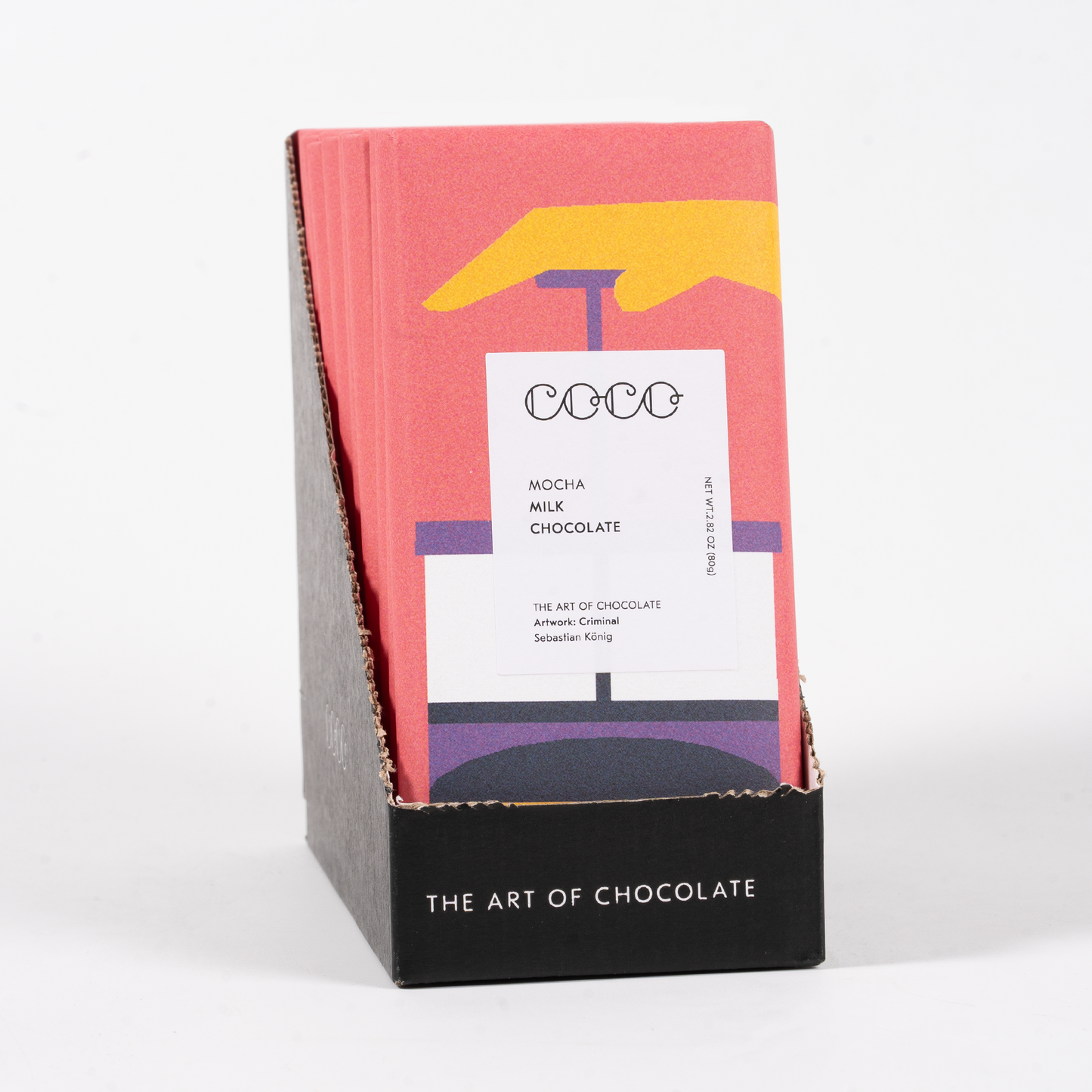 Coco Chocolatier Mocha Milk Chocolate Bar