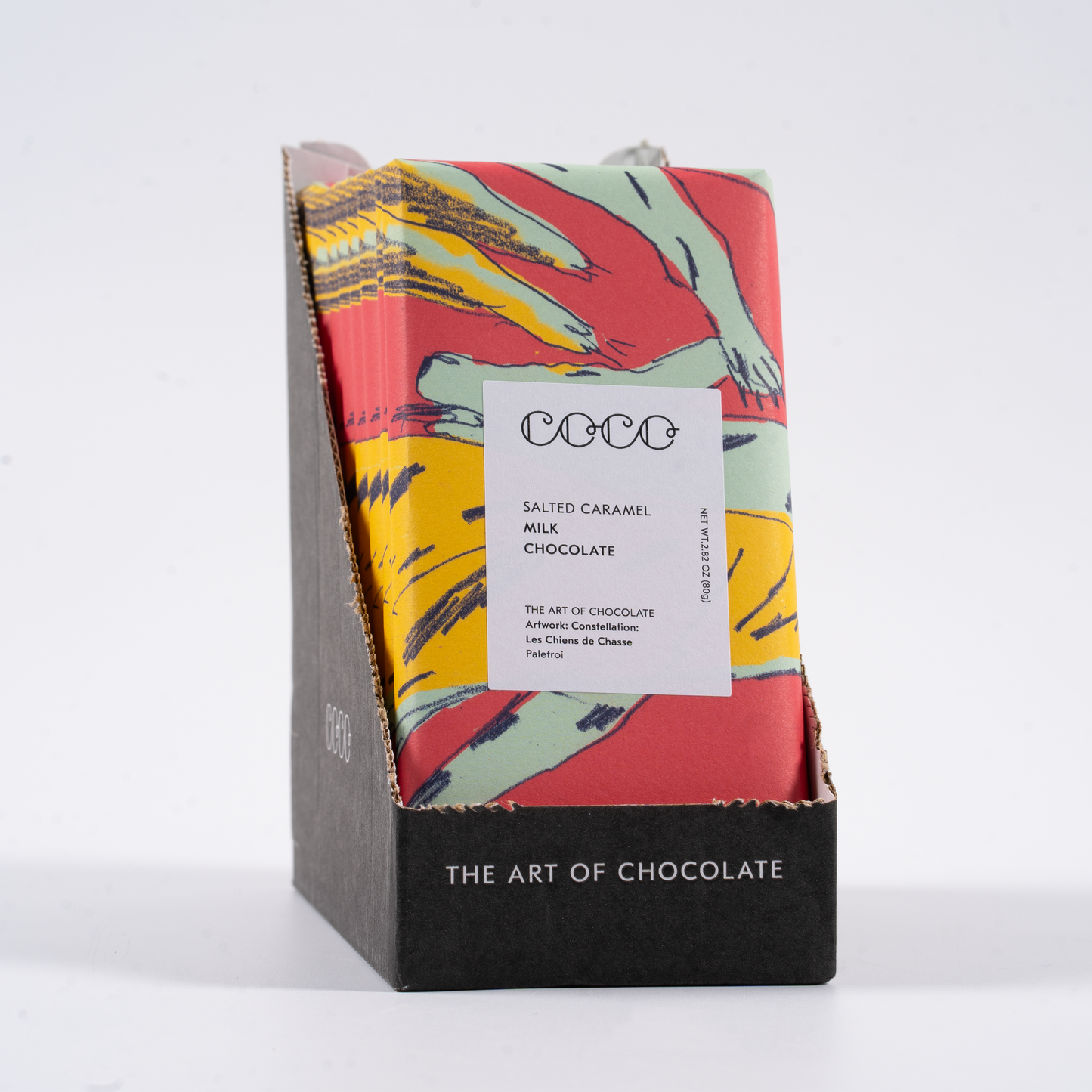 Coco Chocolatier Salted Caramel Milk  Chocolate Bar