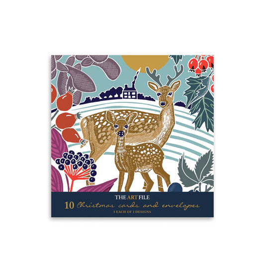 Christmas Guests Christmas Cards - Pack of 10