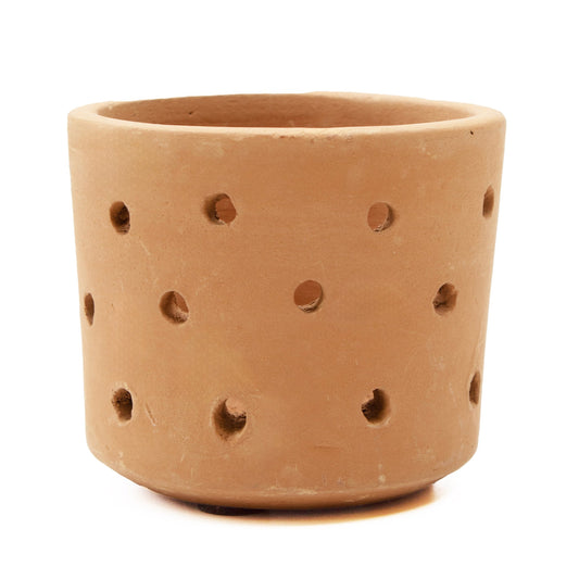 Terracotta Dotty Tealight Holder