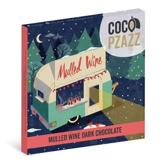 Coco Pzazz Mulled Wine Dark Chocolate 80g