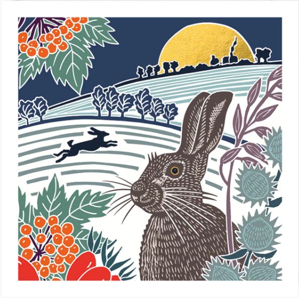 Hare & Deer 10 Pack Christmas Cards