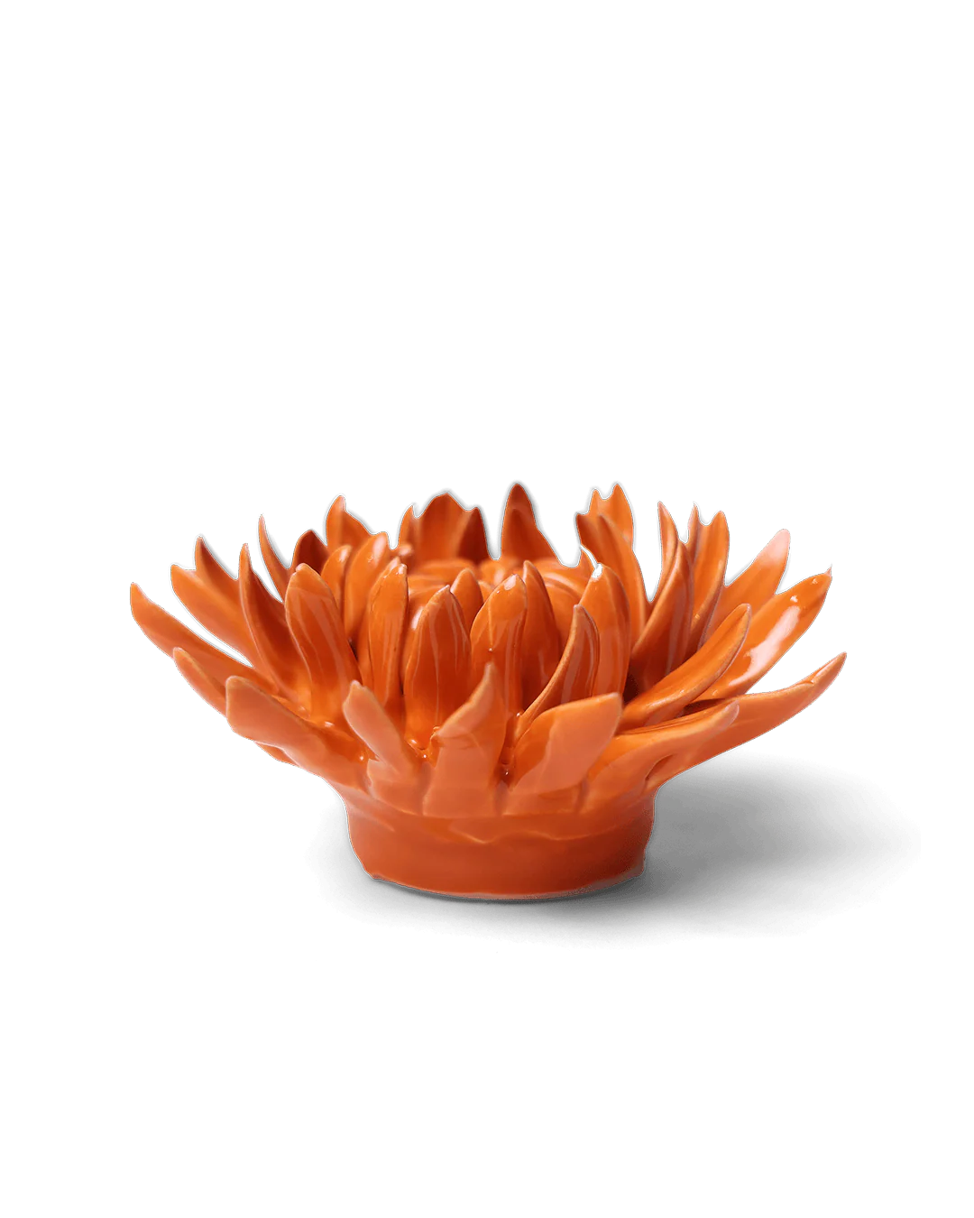 Ceramic Flower - Orange Sarah Mum