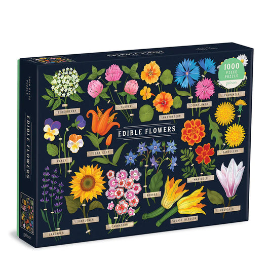 Edible Flowers: 1000 piece jigsaw puzzle