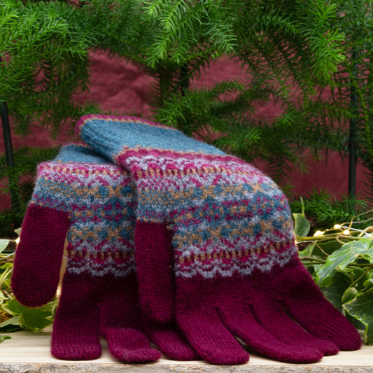 Wool Gloves - Alloa Velvet