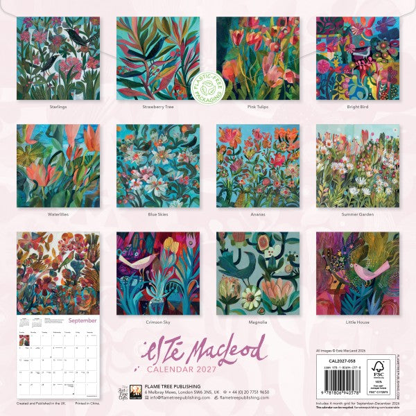 Esté MacLeod Wall Calendar 2027