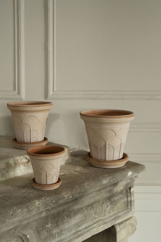 Bergs Potter - Fleur Terracotta Pot and Saucer 14cm