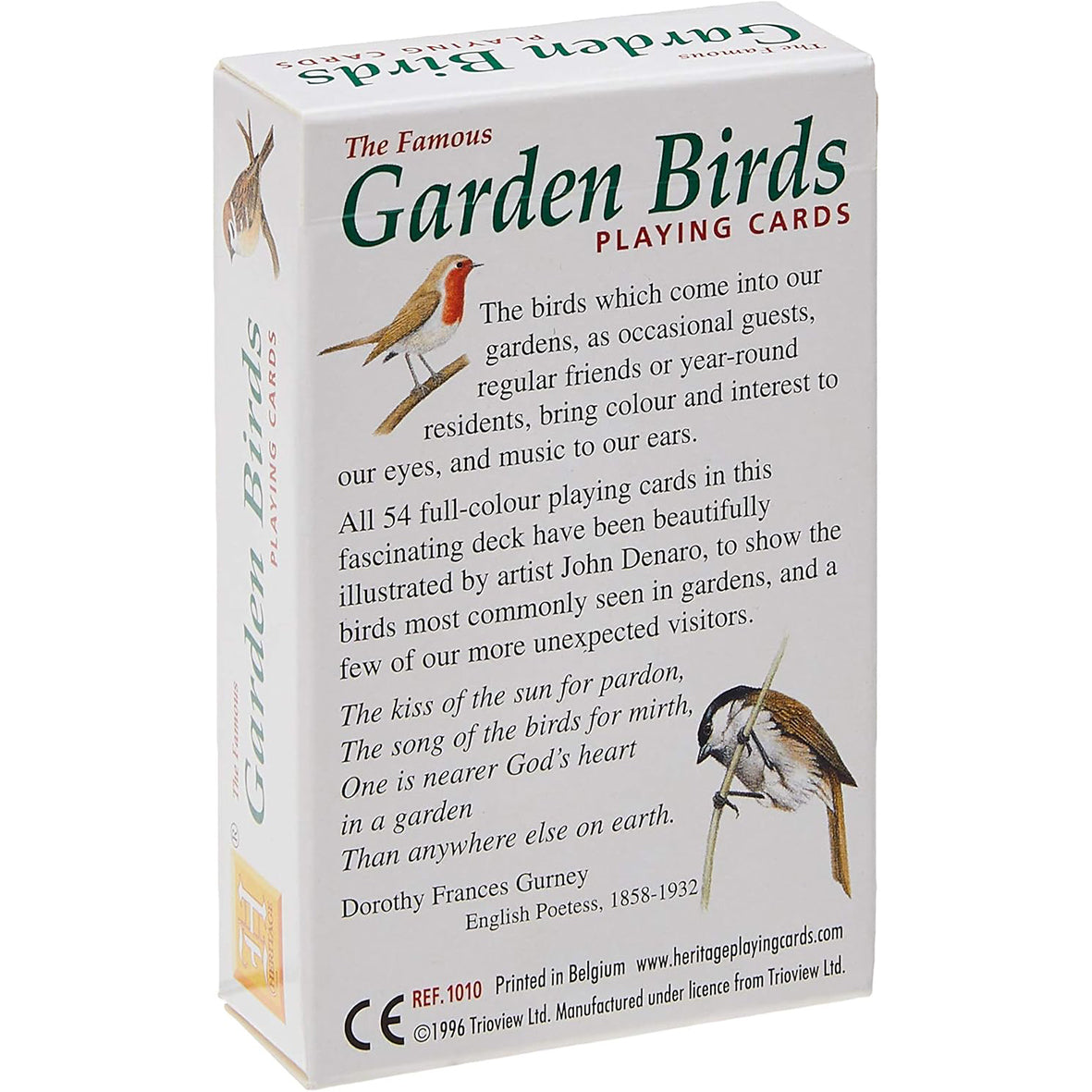 Playing Cards: Garden Birds