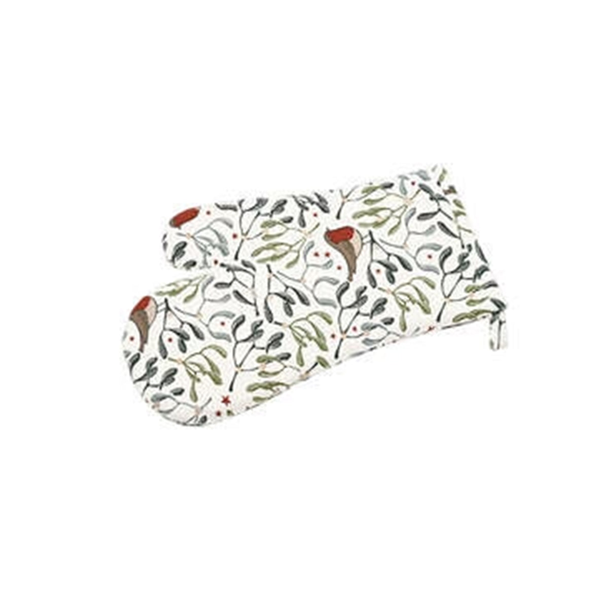 Robin & Mistletoe Oven Gloves Gauntlet