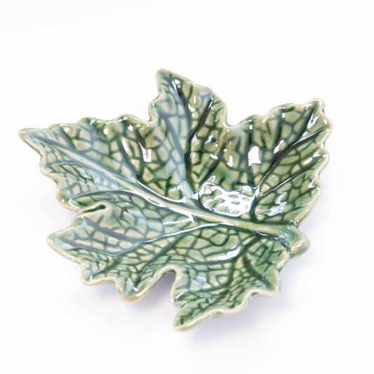Maple Leaf Dish - Green