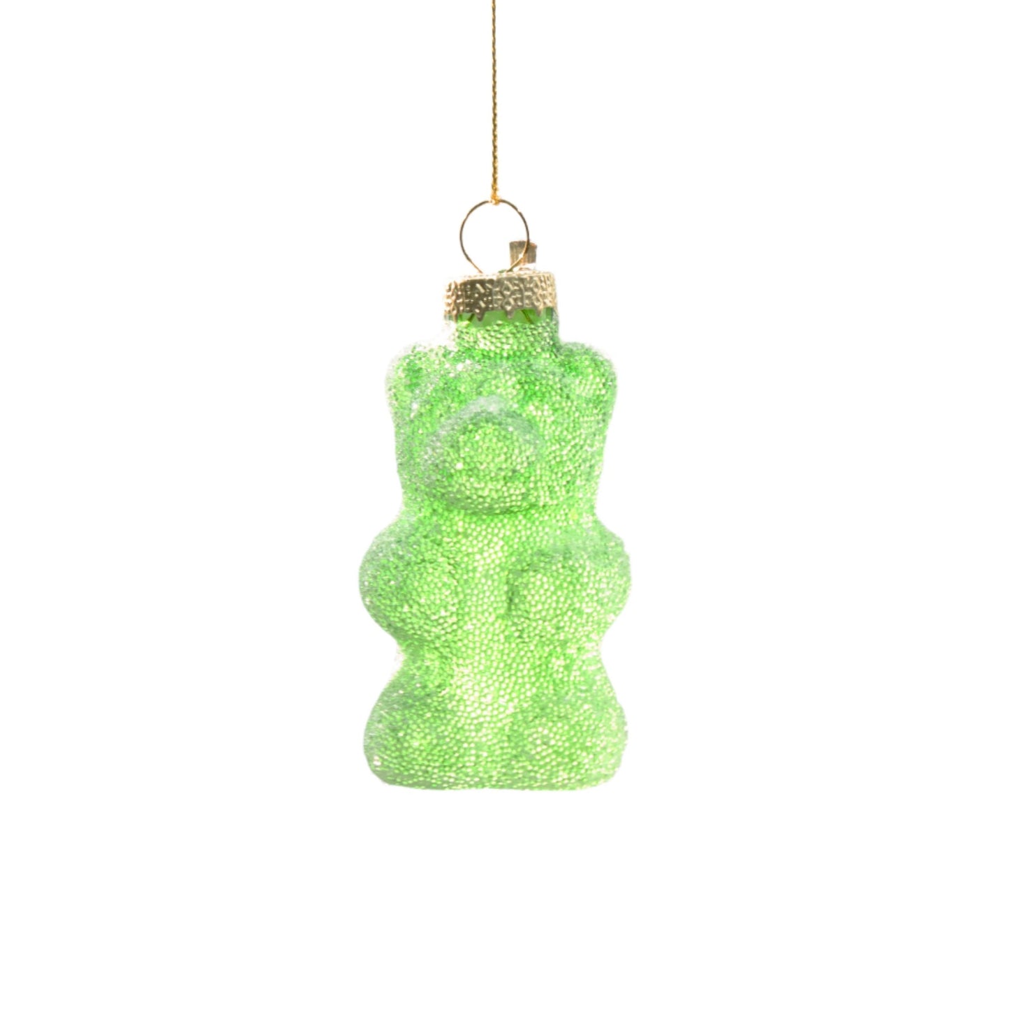 Frosted Gummy Bear Bauble - Green