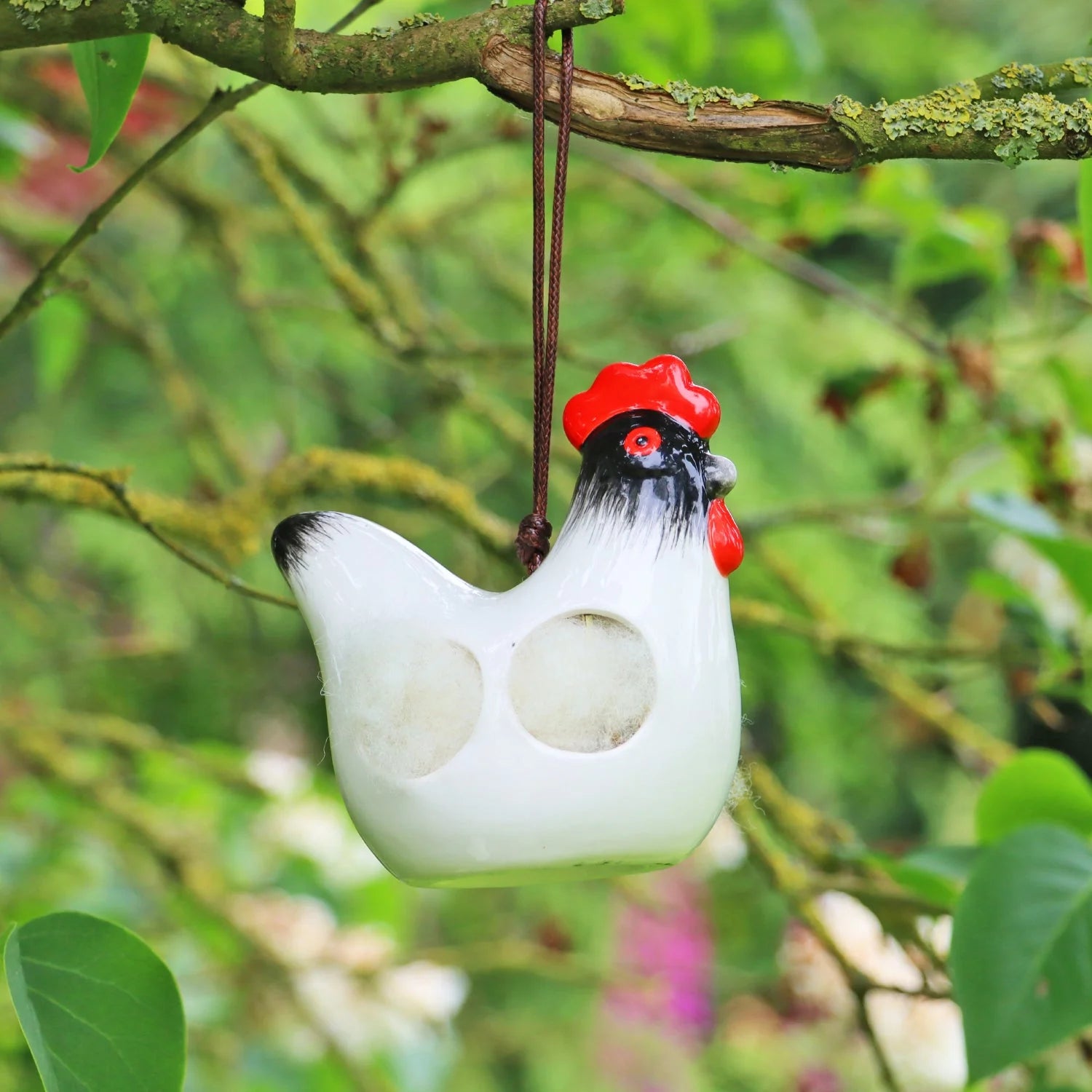 'Cluckie' Nester Ceramic Hen