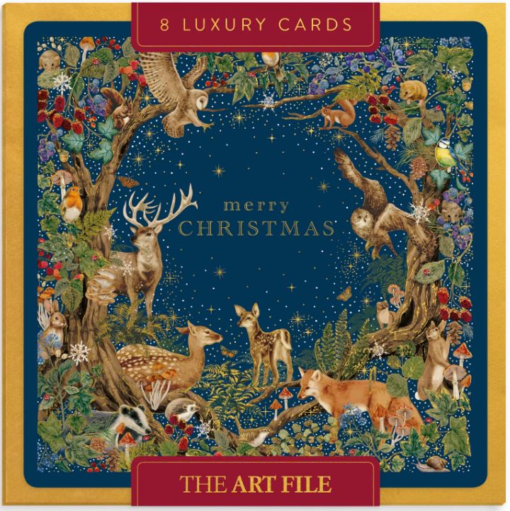 Into the Forest  8 Pack Luxury Christmas Cards