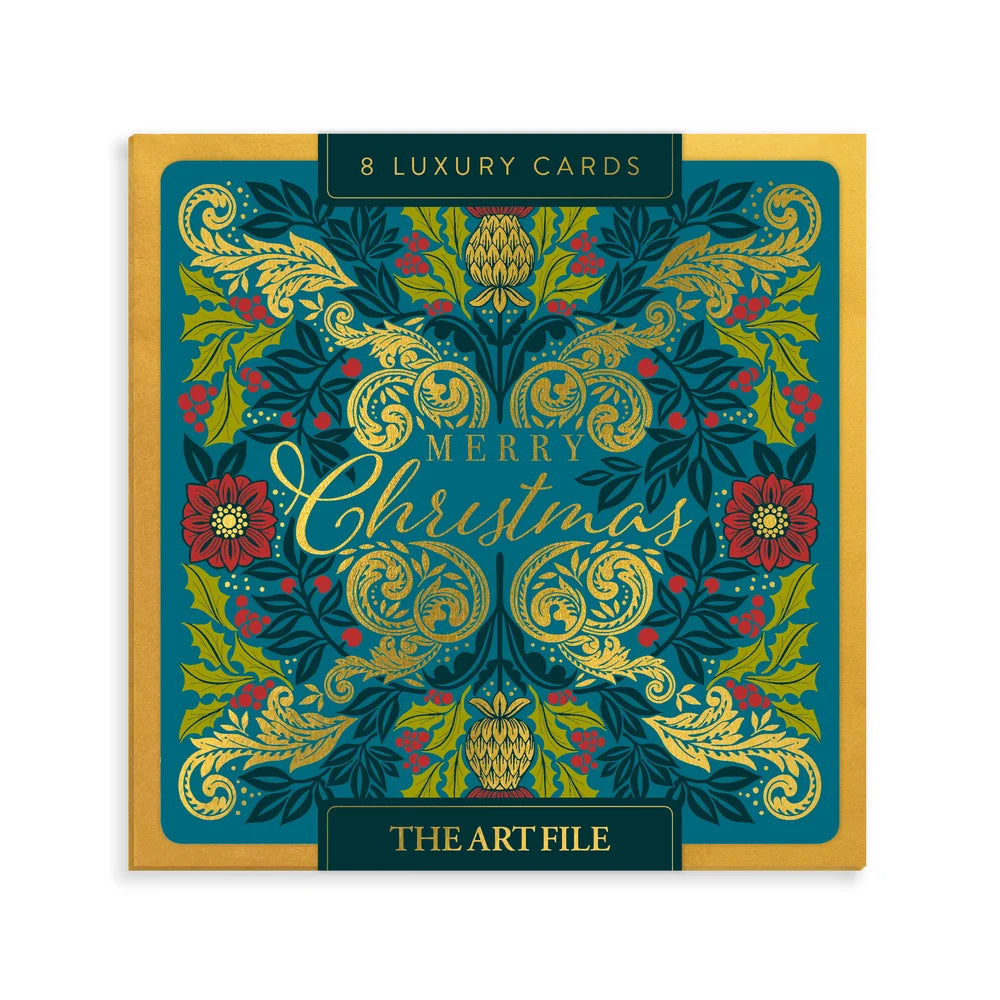 Luxury Christmas Cards Pack of 8 -  Highland Christmas