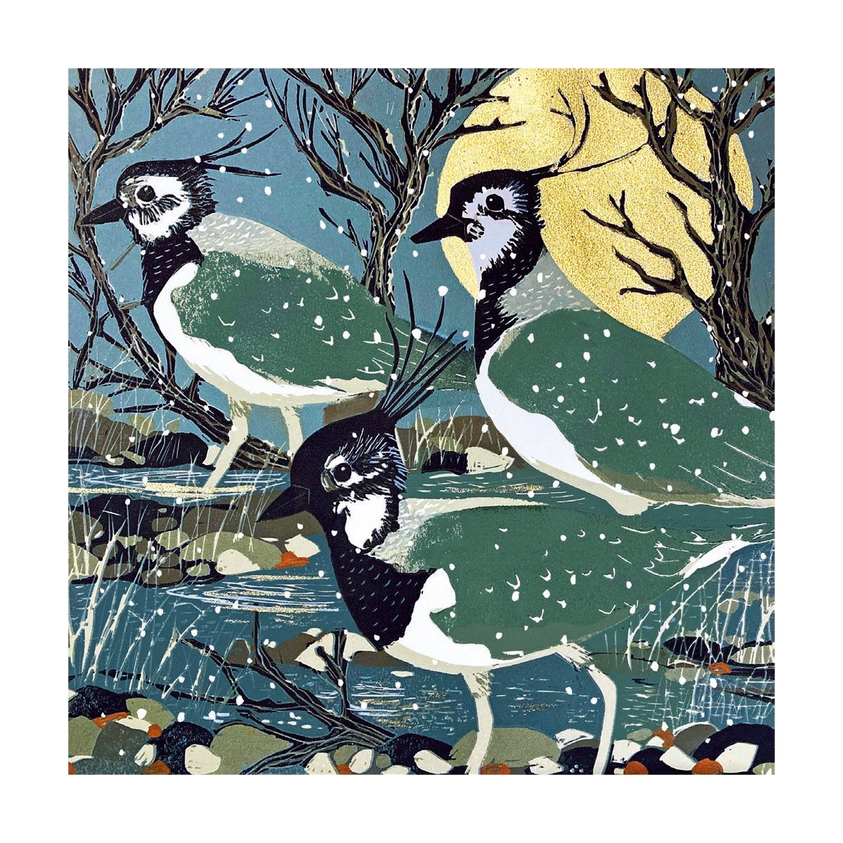 Lapwings Christmas Cards - Pack of 8