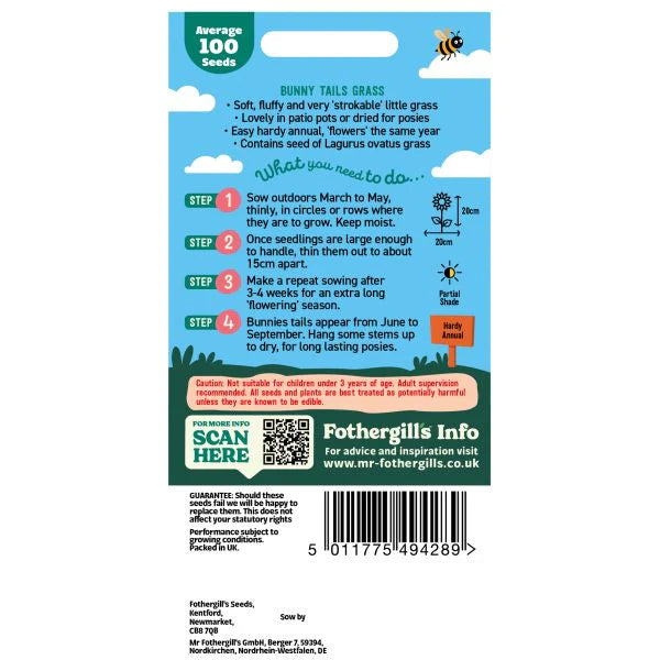 Little Gardener's - Bunny Tail Seeds