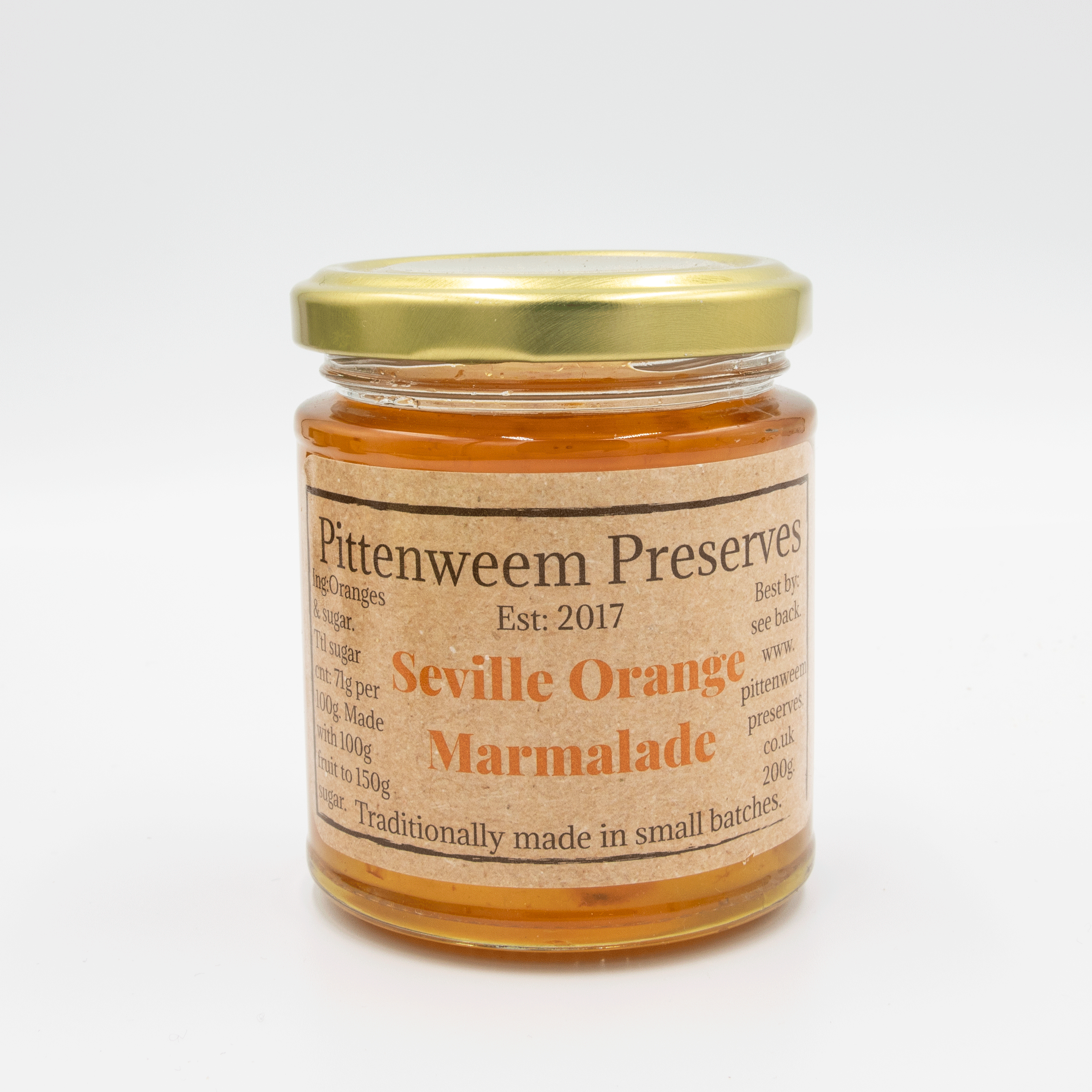 Pittenweem Preserves - Seville Orange Marmalade