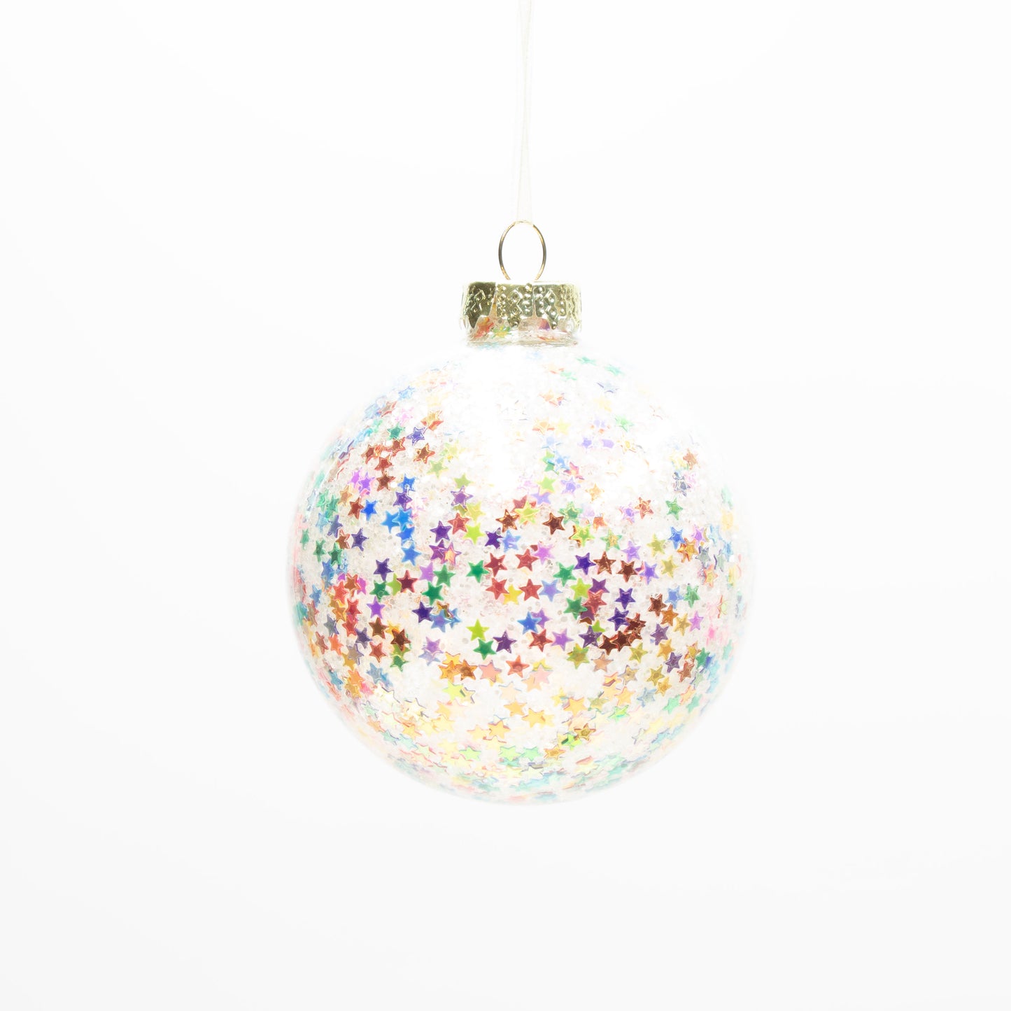 Confetti Star Baubles - Assorted