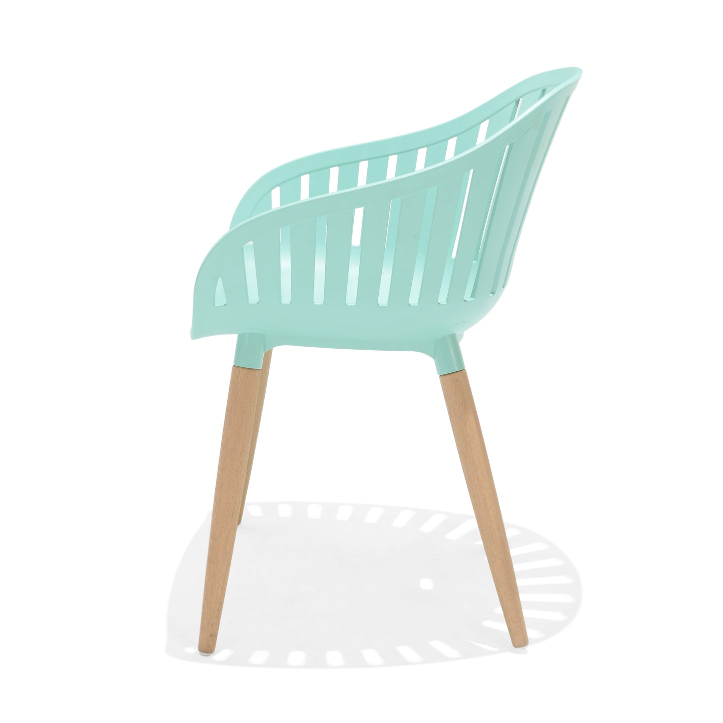 Set of 2 Recycled Carver Chair - Mint Green