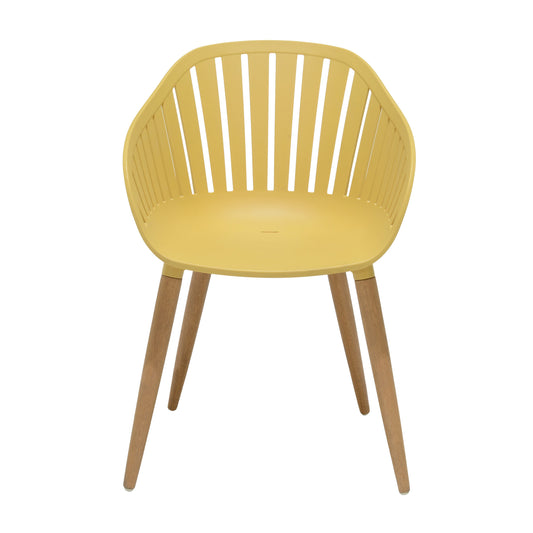 Set of 2 Recycled Carver Chairs - Honey