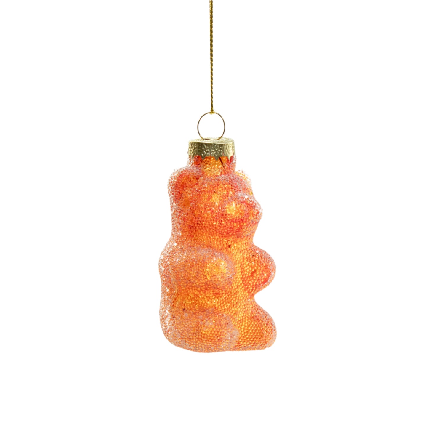 Frosted Gummy Bear Bauble - Orange