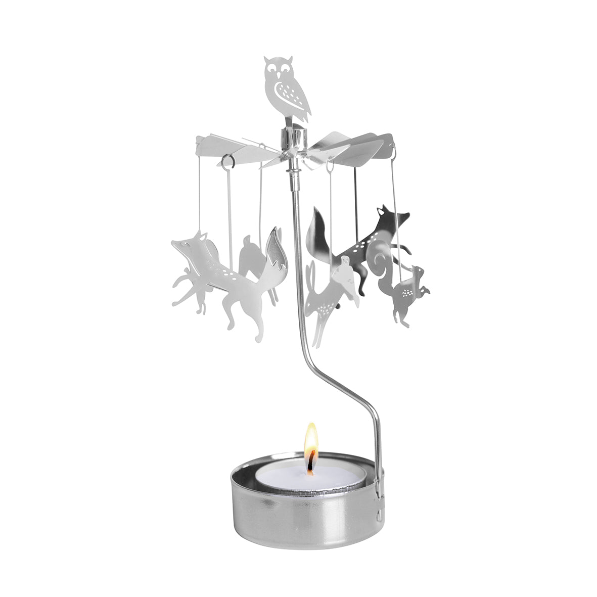 Rotary  Candle Holder - Forest Animals