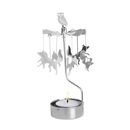 Rotary  Candle Holder - Forest Animals