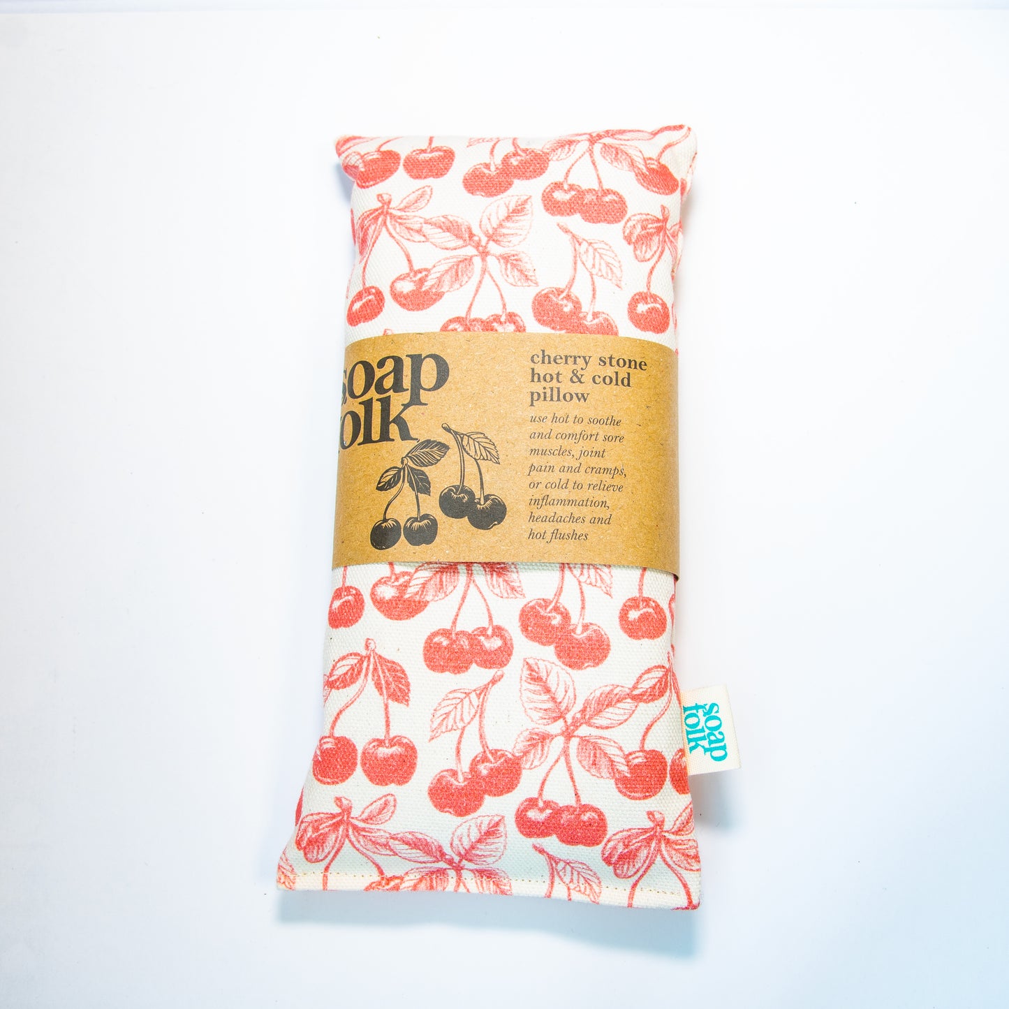 Cherry Stone Pillow - Red