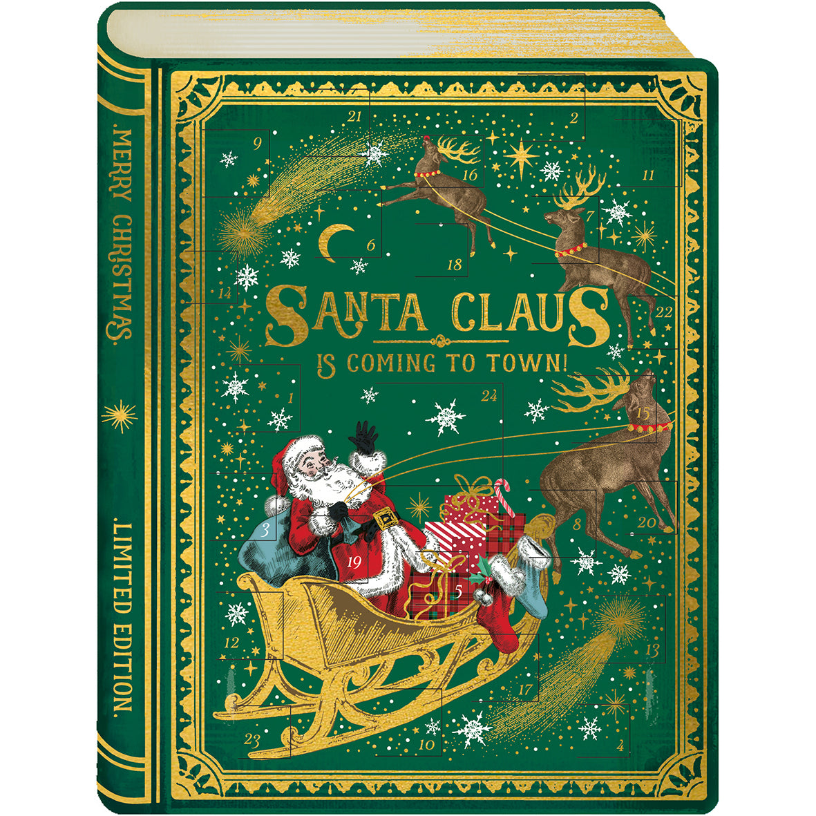 Santa's Sleigh Storybook Advent Calendar
