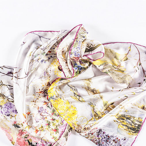 Limited Edition 'Reawakenings' Silk Scarf by Annie Broadley