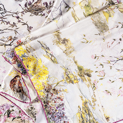 Limited Edition 'Reawakenings' Silk Scarf by Annie Broadley