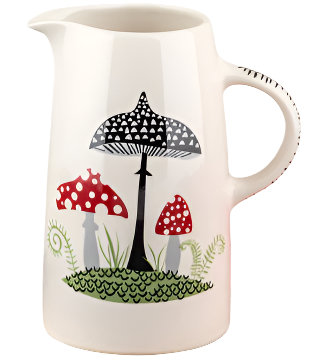 Toadstool Jug Tall