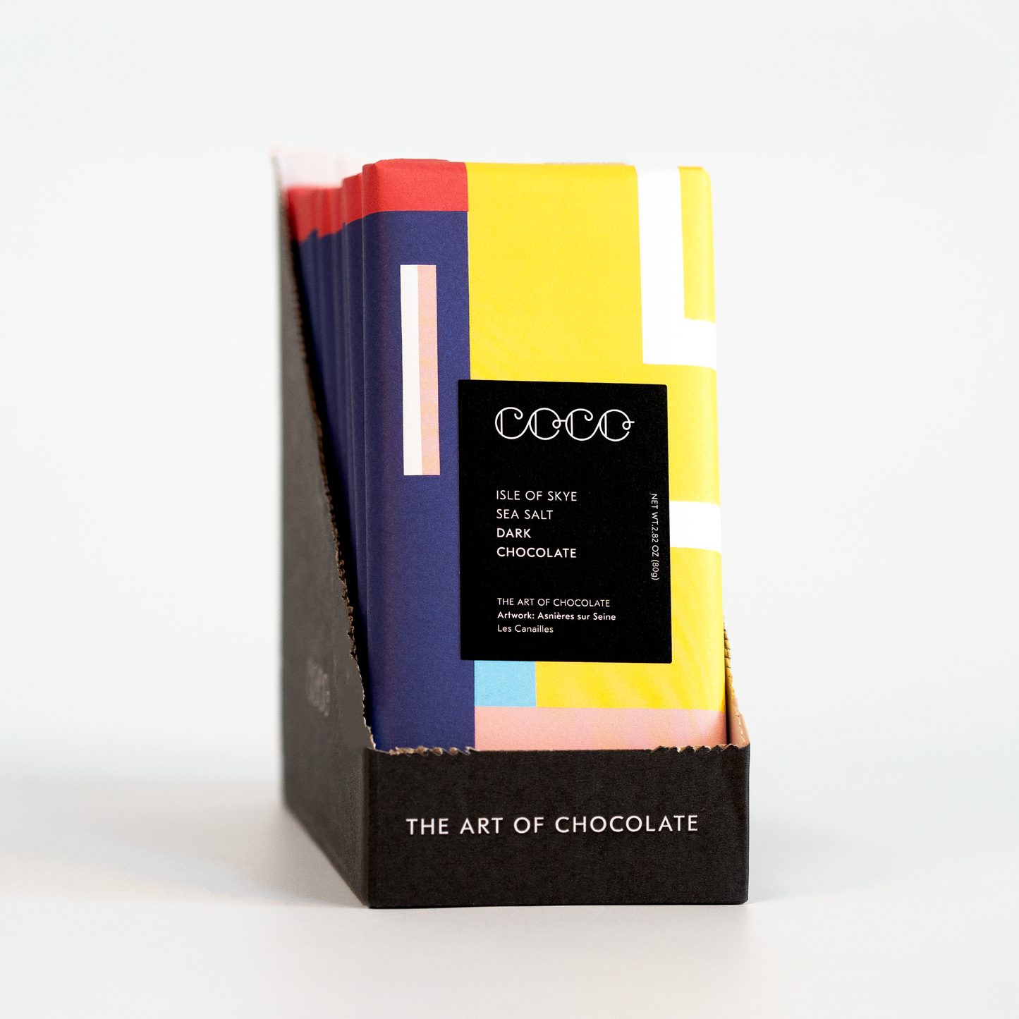 Coco Chocolatier Isle of Skye Sea Salt Dark Chocolate Bar