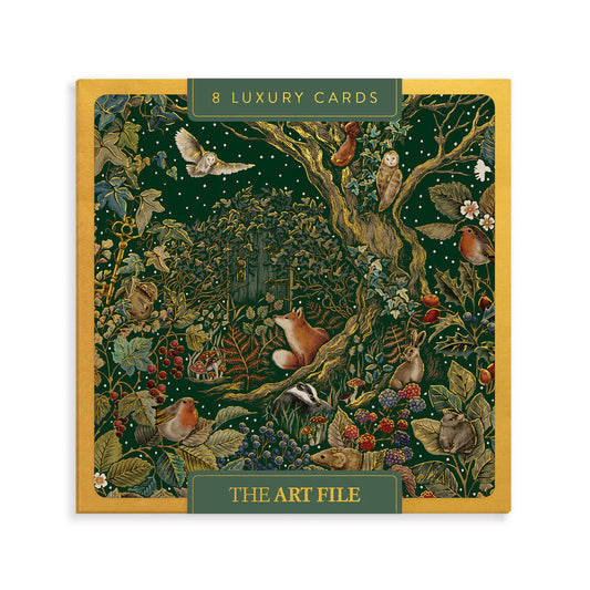 Secret Garden Luxury Christmas Cards - Pack of 8