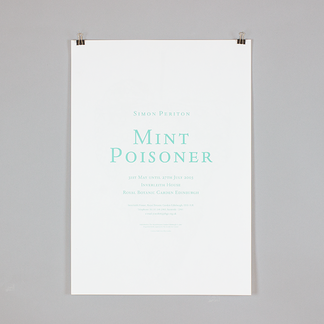 Mint Poisoner by Simon Periton