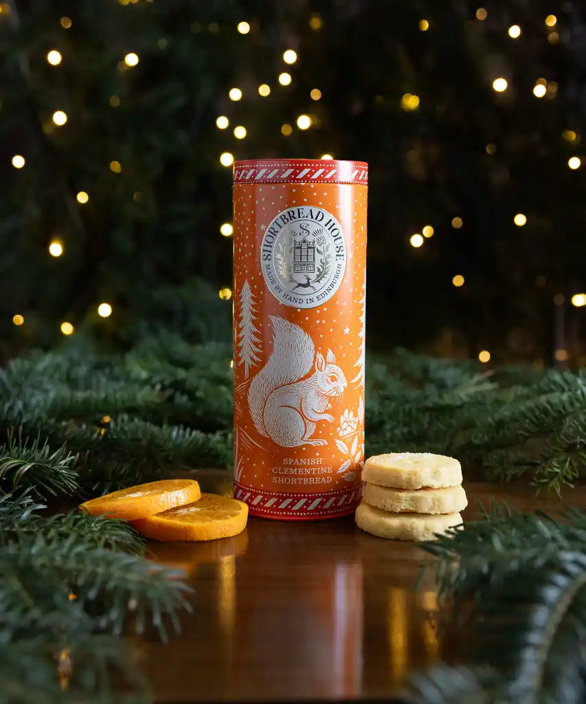 Winter Tin Spanish Clementine Shortbread