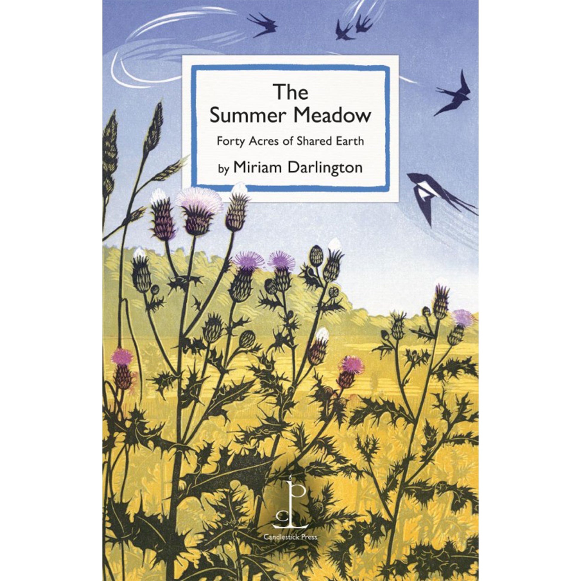 The Summer Meadow poem card front cover