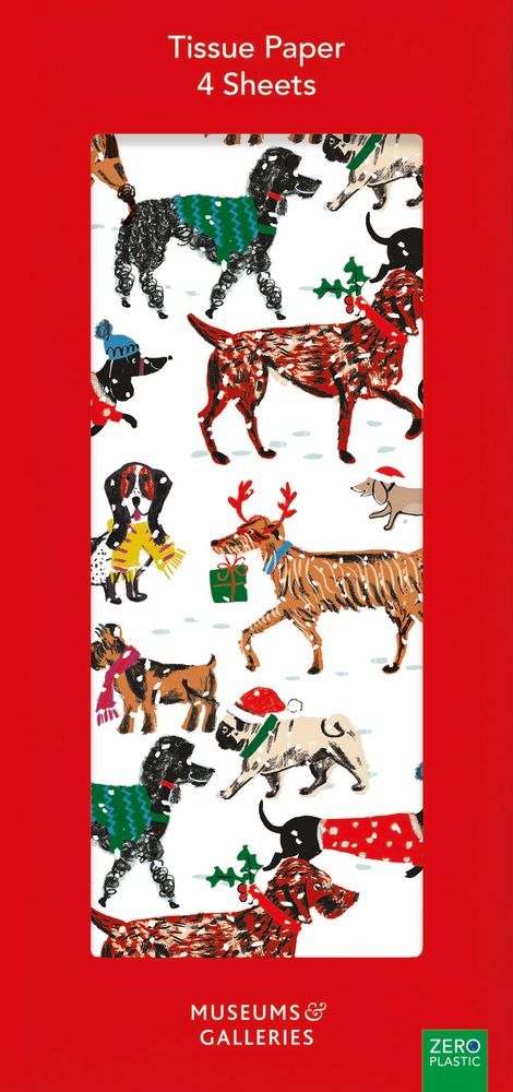 Winter Walkies Tissue Paper