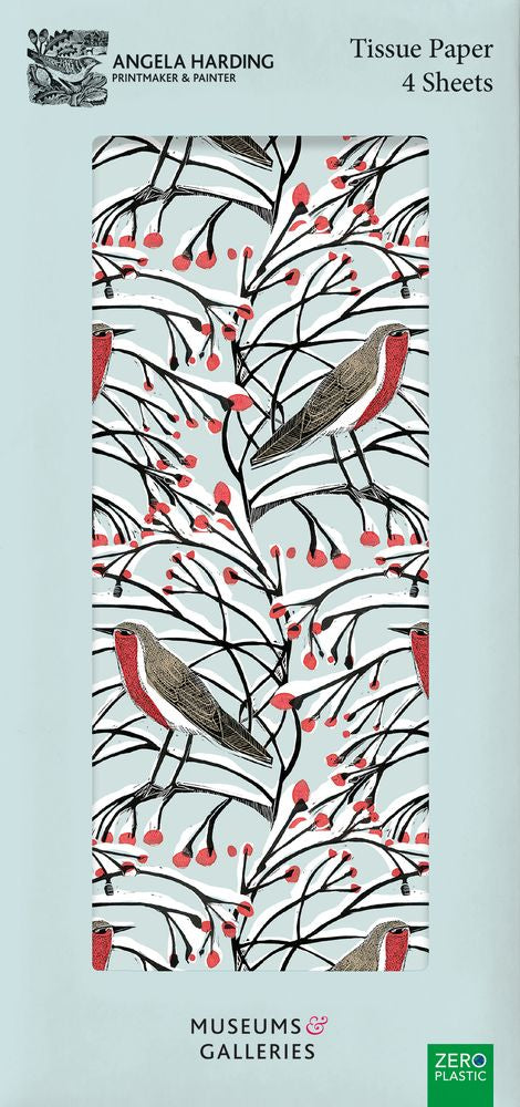 Robin & Berries Tissue Paper